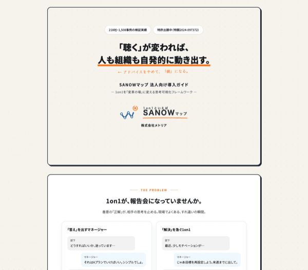 資料プレビュー:SANOWマップ 法人導入ガイド(PDF・全9ページ)の表紙と冒頭ページ
